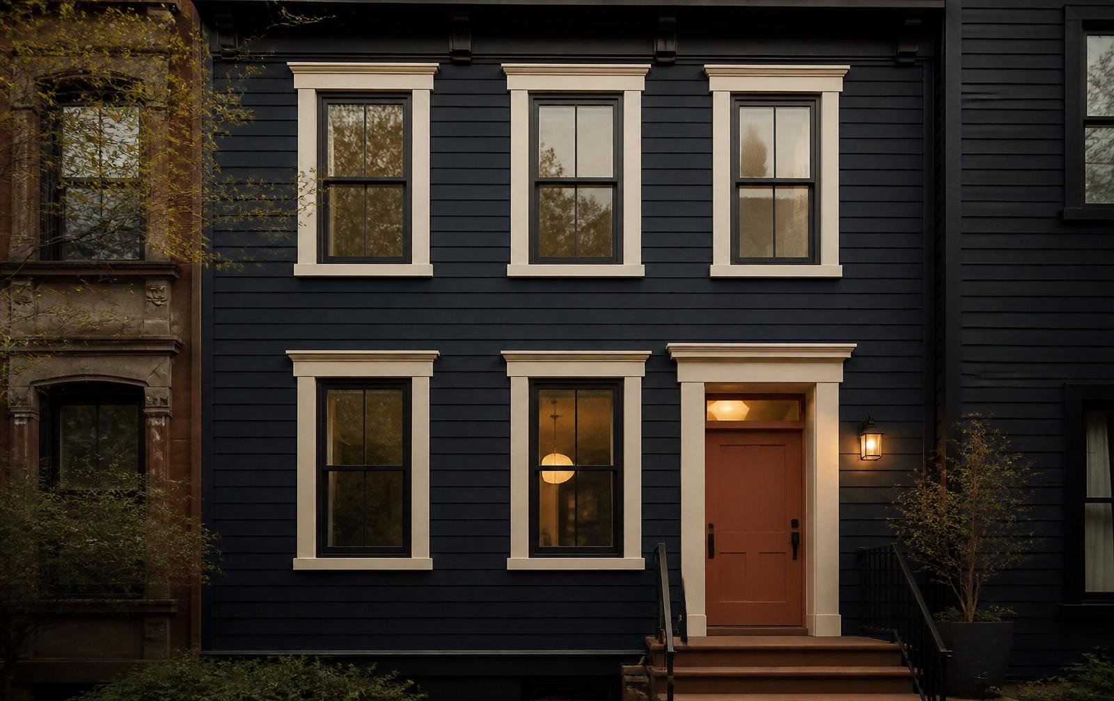 Townhouse re-siding